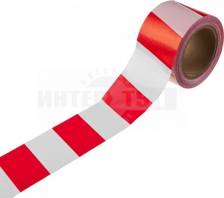 Сигнальная лента STAYER "MASTER", цвет красно-белый, 75мм х 150м [5]  купить в Хабаровске