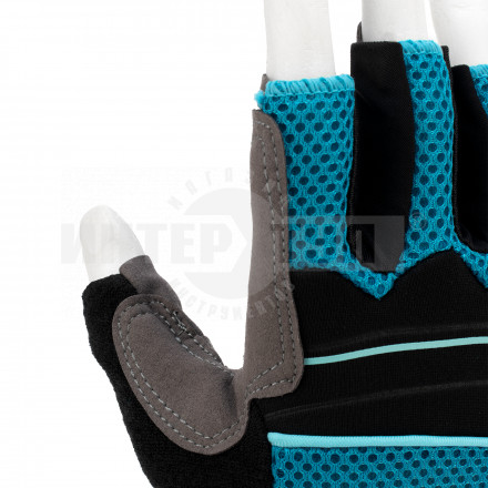 Перчатки комбинированные облегченные, открытые пальцы, AKTIV, размер М (8)// Gross [4]  купить в Хабаровске