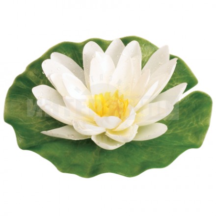 Лилия шелковая белая Gardena 7993 - Искусная имитация из шелка купить в Хабаровске