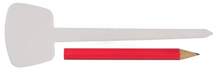 Ярлыки садовые Т-обр 12.5см карандаш 25шт GRINDA [2]  купить в Хабаровске