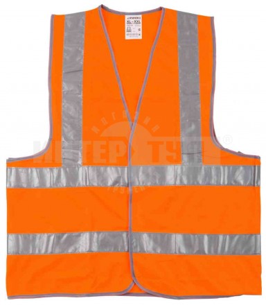 Жилет STAYER "MASTER" флуоресцентный, оранжевый, размер XL (50-52) купить в Хабаровске
