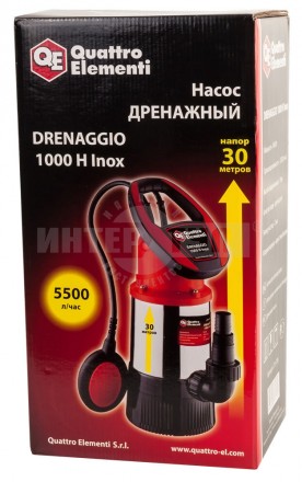 Насос погружной дренажный QE Drenaggio 1000H Inox [8]  купить в Хабаровске
