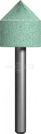 Шарошка абразивная ПРАКТИКА карбид кремния, цилиндрическая заостренная 22х50 мм, хвост 6 мм, блисте купить в Хабаровске