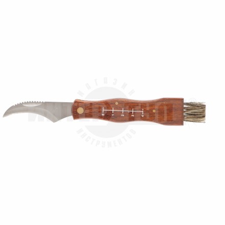 Нож грибника большой деревянная рукоятка// PALISAD купить в Хабаровске