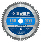 ЗУБР Ламинат 185х30мм 60Т, диск пильный по ламинату в Хабаровскe