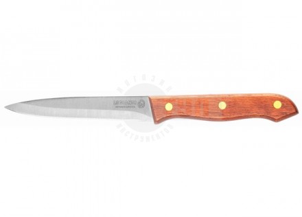 Нож LEGIONER "GERMANICA" нарезочный, тип "Solo" с деревянной ручкой, нерж лезвие 180мм купить в Хабаровске