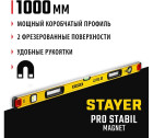 STAYER PROFESSIONAL 1000 мм уровень магнитный с двумя фрезерованными поверхностями в Хабаровскe