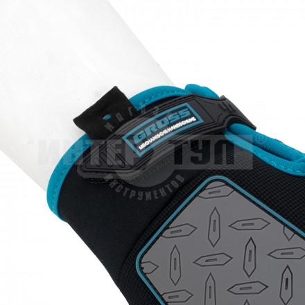 Перчатки универсальные, усиленные, с защитными накладками, DELUXE, размер M (8)// Gross [3]  купить в Хабаровске