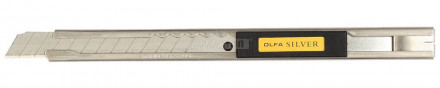 Нож OLFA с выдвижным лезвием и корпусом из нержавеющей стали, 9мм [2]  купить в Хабаровске