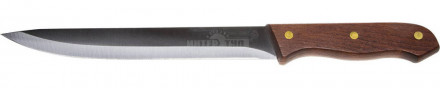 Нож LEGIONER "GERMANICA" нарезочный, тип "Solo" с деревянной ручкой, нерж лезвие 180мм [2]  купить в Хабаровске