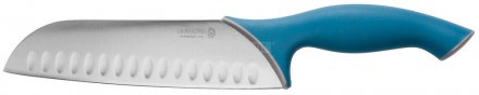 Нож LEGIONER "ITALICA" "Сантоку", эргономичная рукоятка, лезвие из нержавеющей стали, 190мм [2]  купить в Хабаровске
