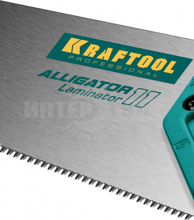 Ножовка по ламинату "Alligator LAMINATOR", 500 мм, 11 TPI 3D зуб, KRAFTOOL [4]  купить в Хабаровске
