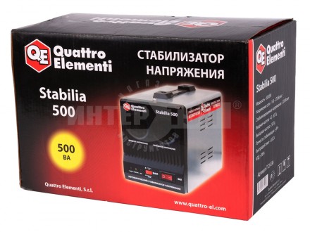 Стабилизатор QUATTRO ELEMENTI Stabilia 500 [5]  купить в Хабаровске