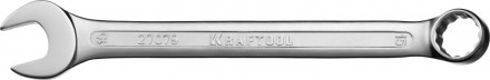 Ключ KRAFTOOL "EXPERT" гаечный комбинированный, Cr-V сталь, хромированный, 15мм [2]  купить в Хабаровске