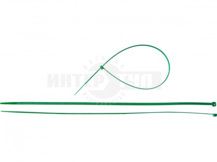 Кабельные стяжки зеленые КС-З1 4.8 x 400 мм 100 шт нейлоновые ЗУБР Профессионал купить в Хабаровске