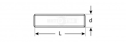 Шпилька ЗУБР резьбовая DIN 975, класс прочности 4.8, оцинкованная, М16x1000, ТФ0, 1 шт. [2]  купить в Хабаровске