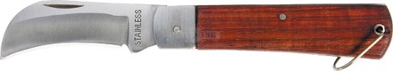 Нож складной 200мм загнутый дерРучка Sparta купить в Хабаровске