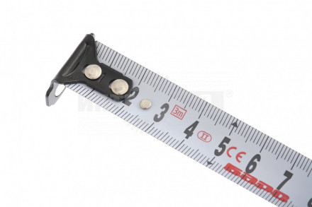 Рулетка Вектор 3 м х 19 мм, утолщенное полотно, магнитный зацеп, обрезиненный корпус БАРС [2]  купить в Хабаровске