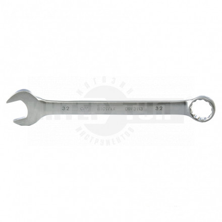 Ключ комбинированный, 32 мм, CrV, матовый хром// MATRIX купить в Хабаровске