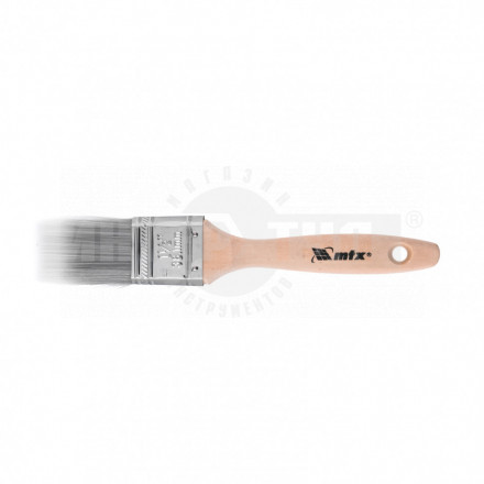 Кисть плоская Platinum 1.5 искусственная щетина деревянная ручка / MATRIX купить в Хабаровске