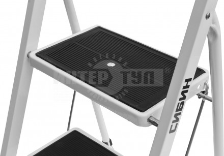 Лестница-стремянка СИБИН стальная c широкими ступенями. 3 ступени [2]  купить в Хабаровске