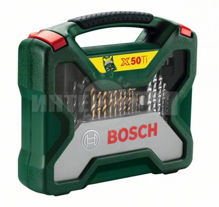 Набор бит+сверла 50пр X-Line Bosch купить в Хабаровске