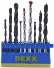 Набор DEXX: Сверла комбинированные, по металлу d=4-6-8мм, по дереву d= 4-6-8мм, по кирпичу d=4-6-8мм в Хабаровскe