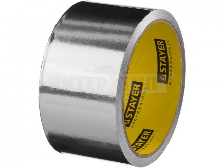 Алюминиевая лента, STAYER Professional 12268-50-10, до 120°С, 50мкм, 50мм х 10м [2]  купить в Хабаровске