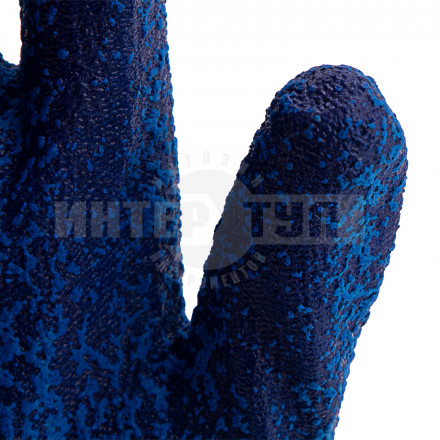 Перчатки трикотажные, вспененное нитрильное покрытие, размер L, 15 класс вязки// Сибртех [4]  купить в Хабаровске